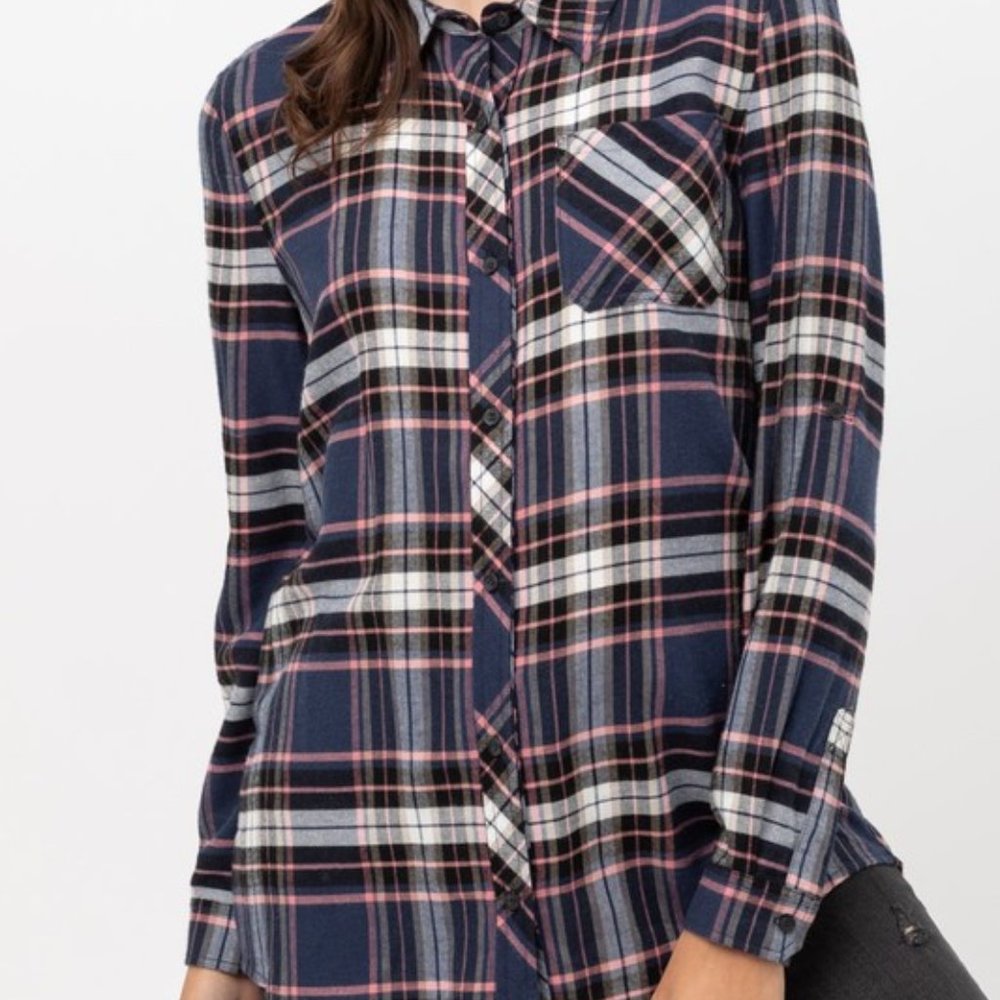 Ladies Plaid Shirt
